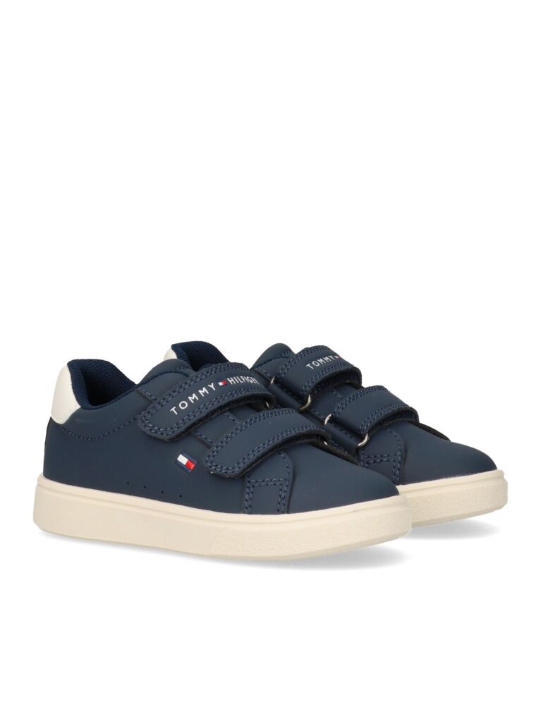 Blue Adidasi Cu Inchidere Hook And Loop Si Steag  Copii unisex