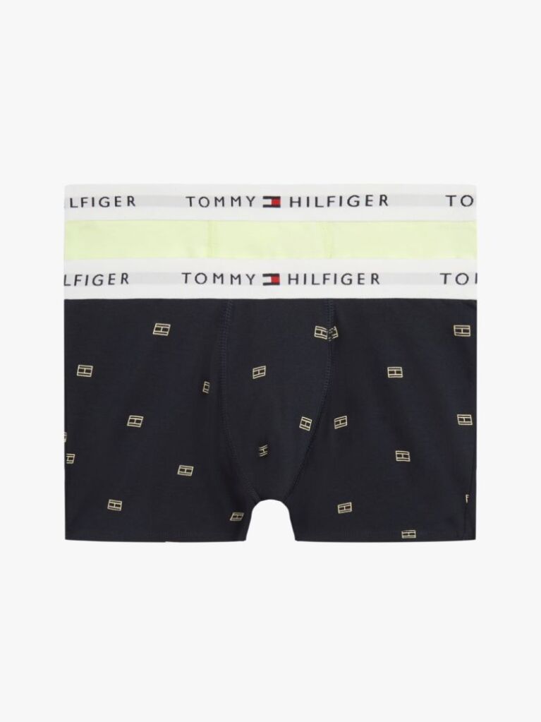 Multi 2-Pack Boxeri Cu Logo Semnatura Pe Talie  Baieti
