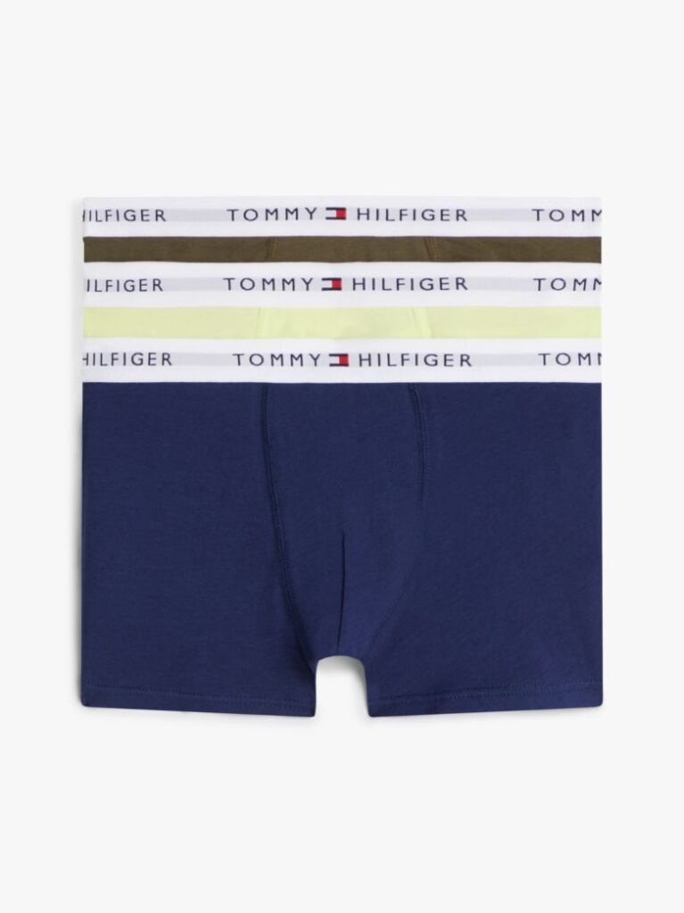 Multi 3-Pack Logo Waistband Trunks  Boys