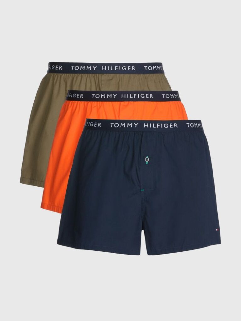 Multi 3-Pack Boxeri Cu Logo Pe Talie  Barbati