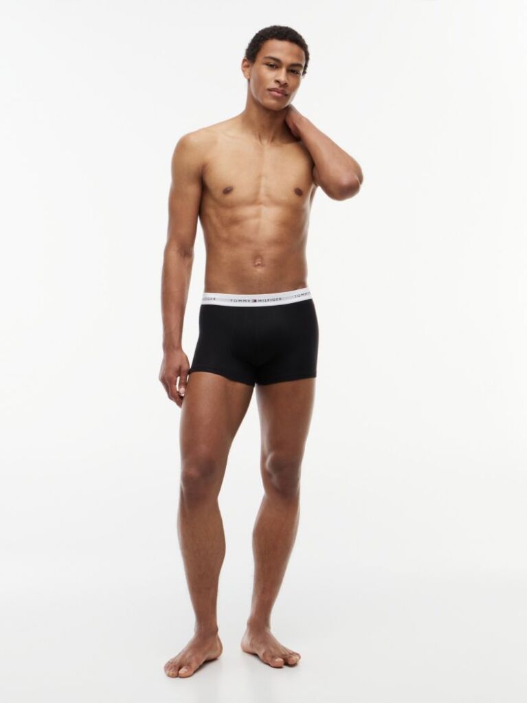 Multi 3-Pack Signature Repeat Logo Waistband Trunks  Men