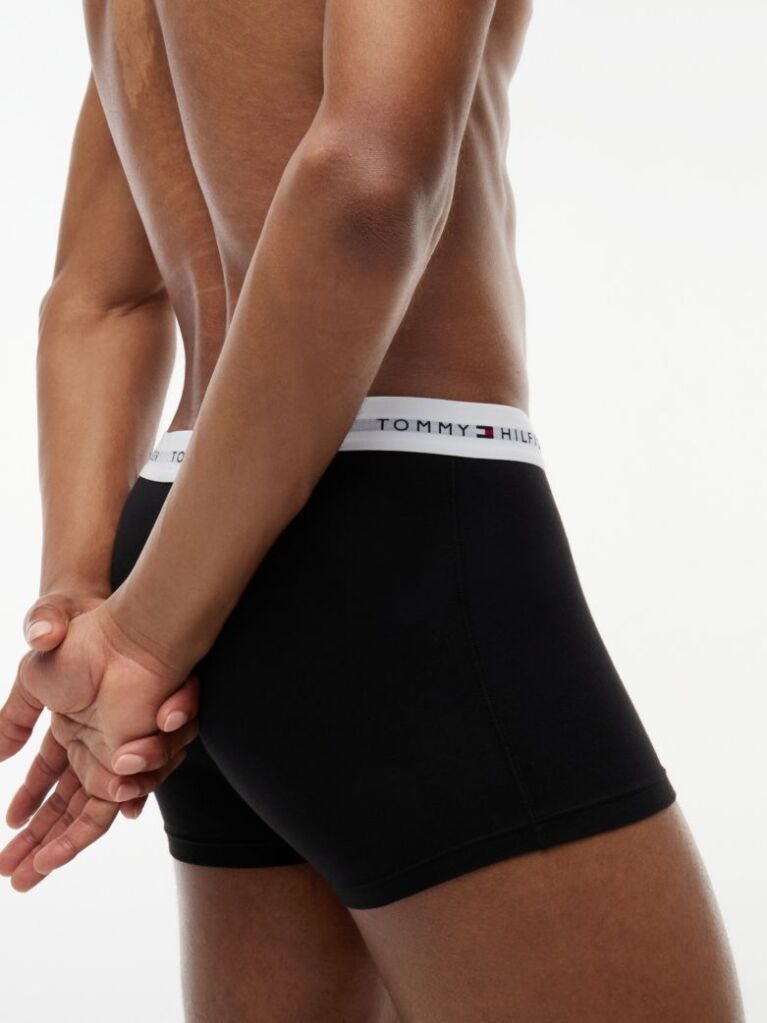 Multi 3-Pack Signature Repeat Logo Waistband Trunks  Men