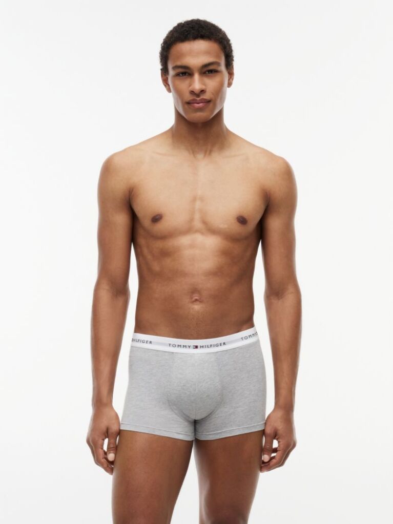 Multi 3-Pack Signature Repeat Logo Waistband Trunks  Men