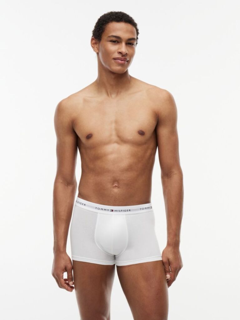 Multi 3-Pack Signature Repeat Logo Waistband Trunks  Men