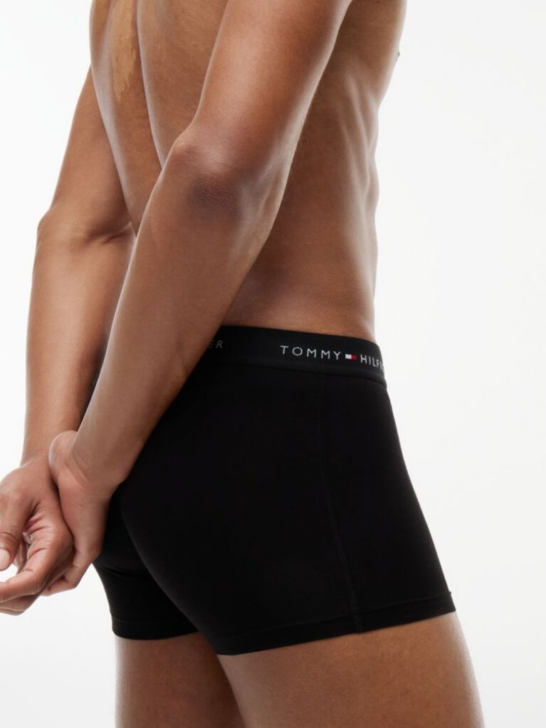 Multi 3-Pack Signature Repeat Logo Waistband Trunks  Men