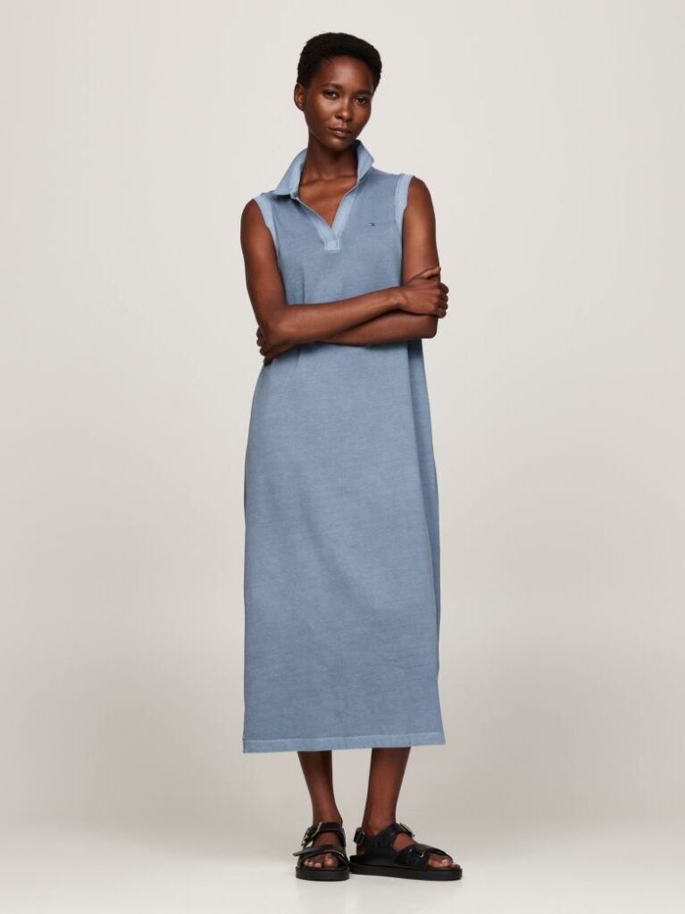 Blue Rochie Polo Fara Maneci  Femei