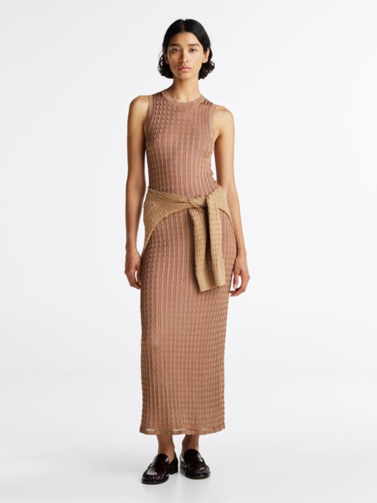 Maro Rochie Maxi Slim Din Tricot  Femei
