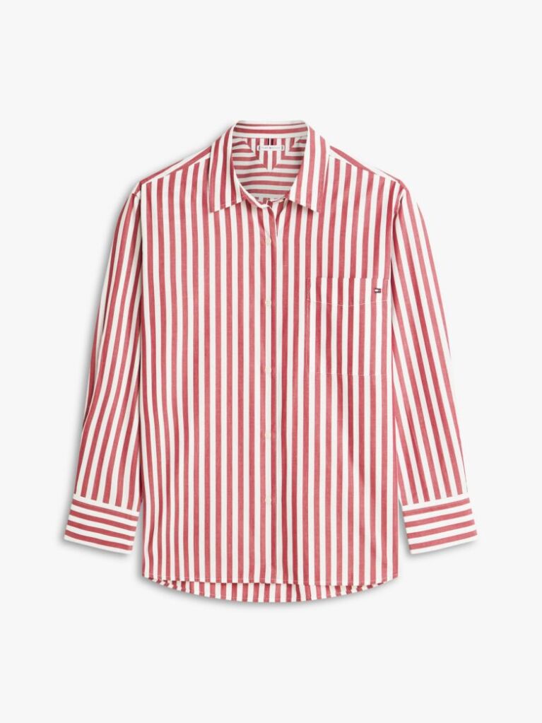 Multi Oversized Fit Poplin Shirt  Women