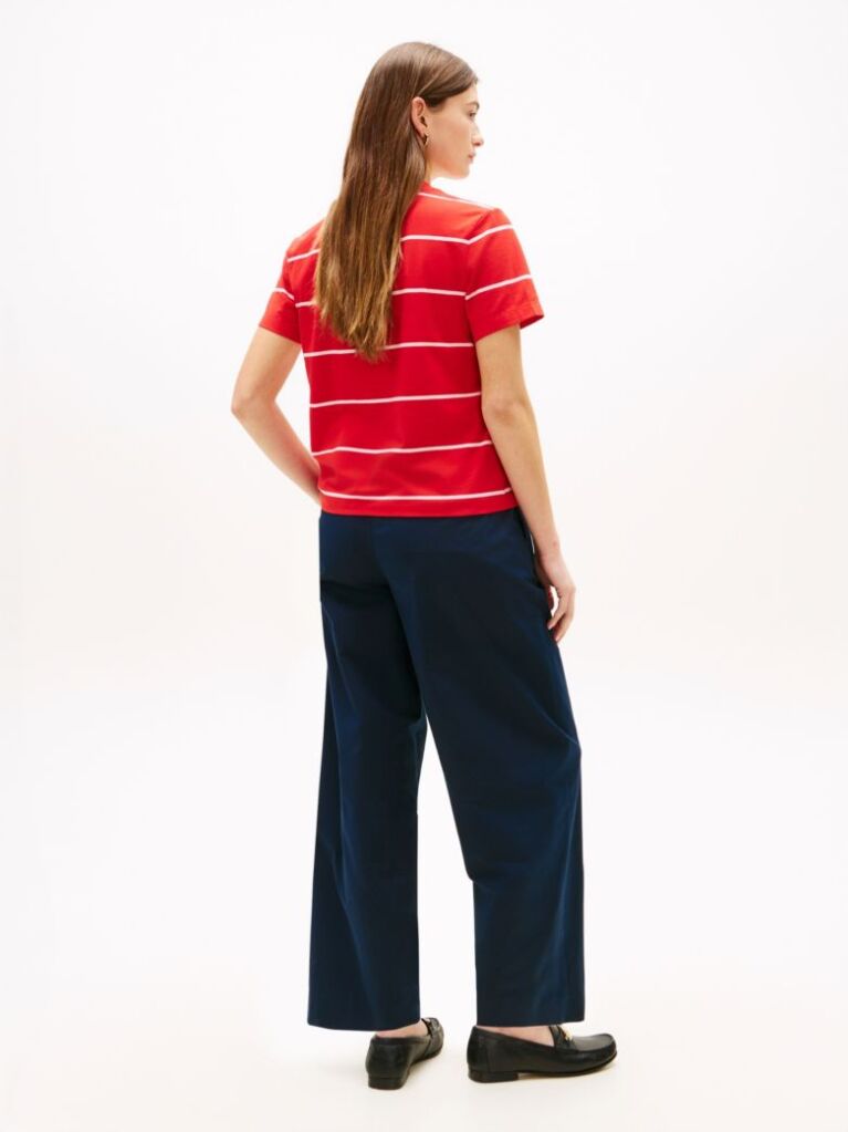 Multi Tricou Cu Guler Rotund Si Logo Brodat  Femei