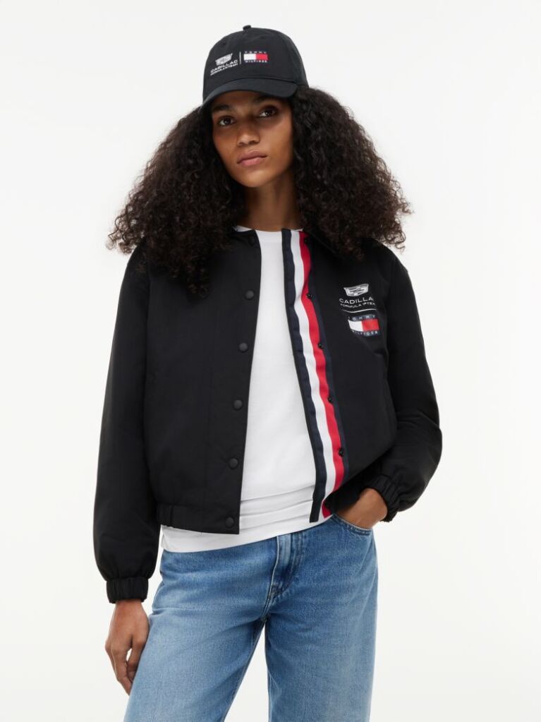 Negru TH x Cadillac Formula 1® Team Jacheta Cu Logo  Femei