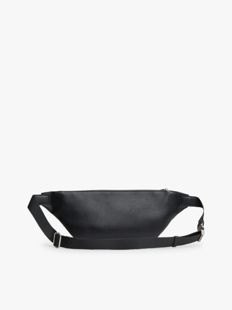 Negru Borseta Pebble Grain  Barbati