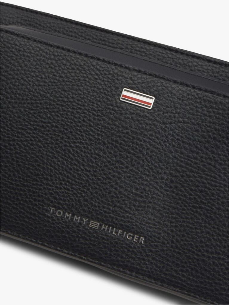 Negru Borseta Pebble Grain  Barbati