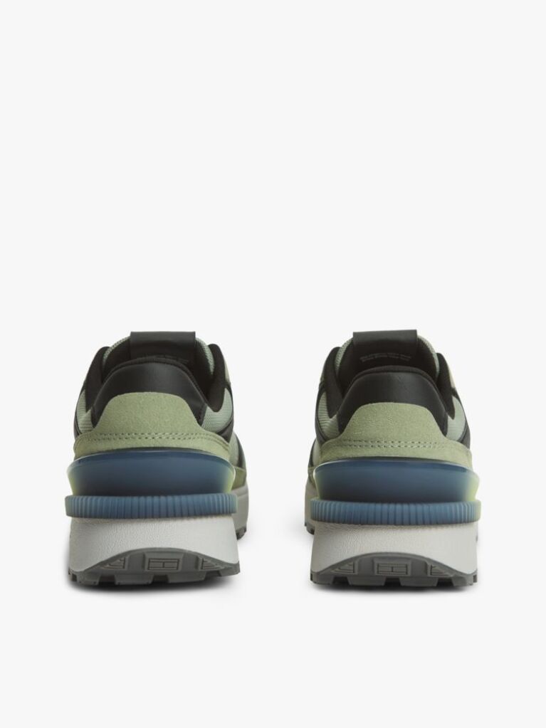 Green Tech Mixed Texture Cleat Trainers  Men
