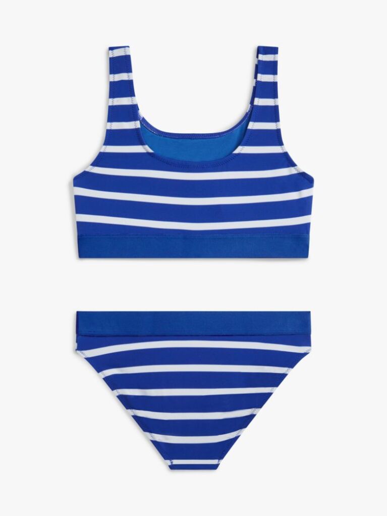 Multi Original Logo Print Bralette Bikini Set  Girls