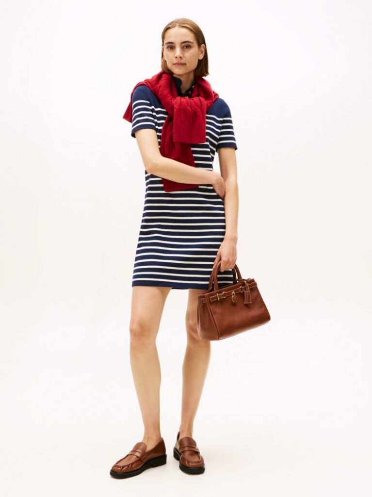 Multi Rochie Mini Tip Pulover Cu Guler Mock Din Jerseu  Femei