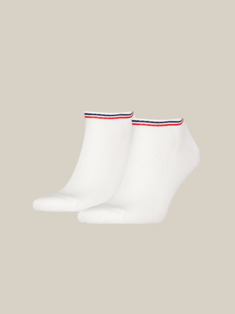Alb Set 2 Sosete Unisex Pentru Sneaker  Unisex