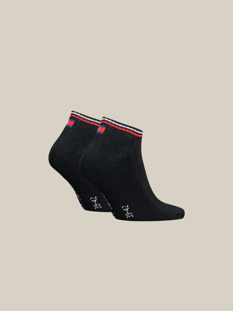 Black Unisex Sneaker socks 2 pack  Unisex