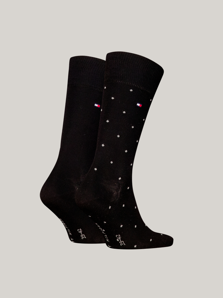 Black Tommy Hilfiger Men's Classic Socks 2 pack  Men