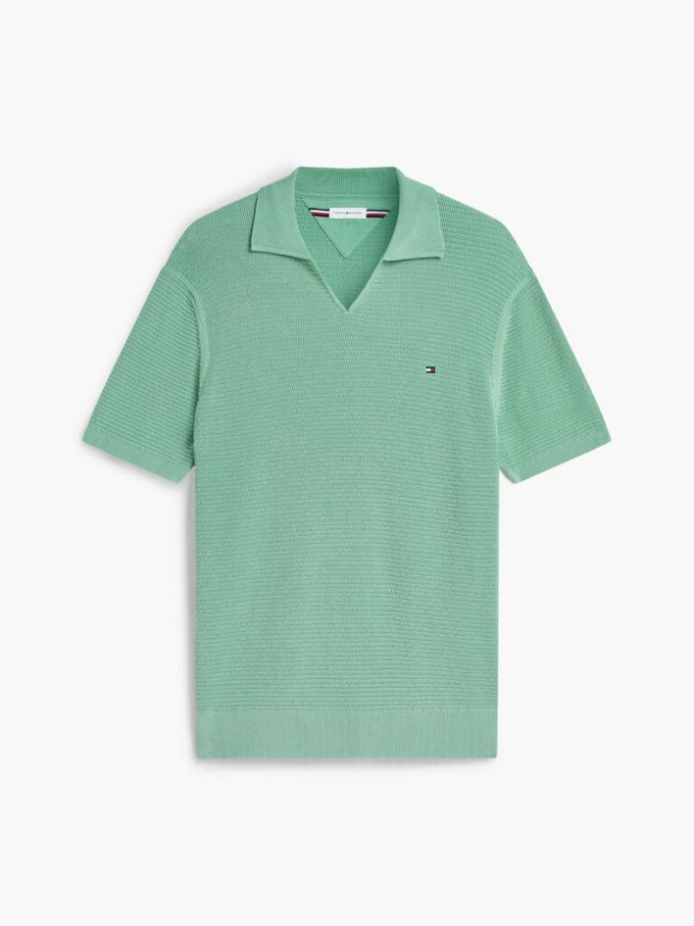 Verde PoloTricotat Cu Croiala Regular  Barbati