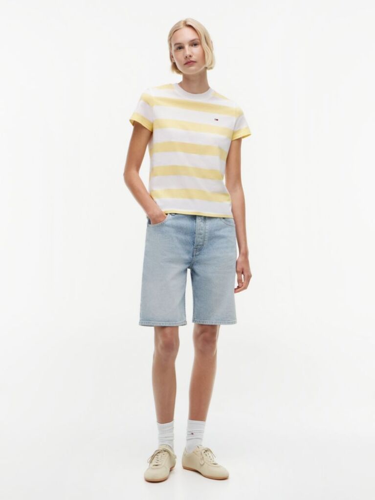 Multi T-Shirt Din Jersey Cu Steag  Femei