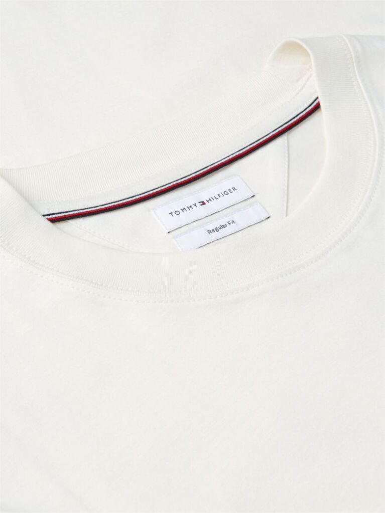 Beige Wavy Flag T-Shirt  Men