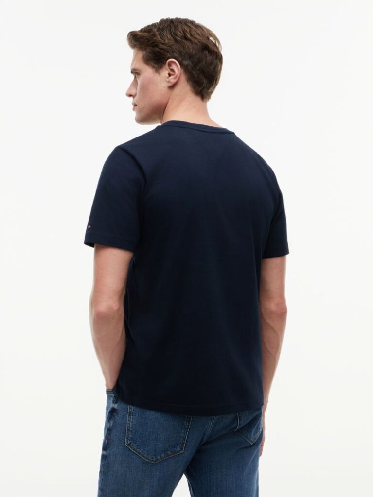 Blue T-Shirt Din Jerseu  Barbati