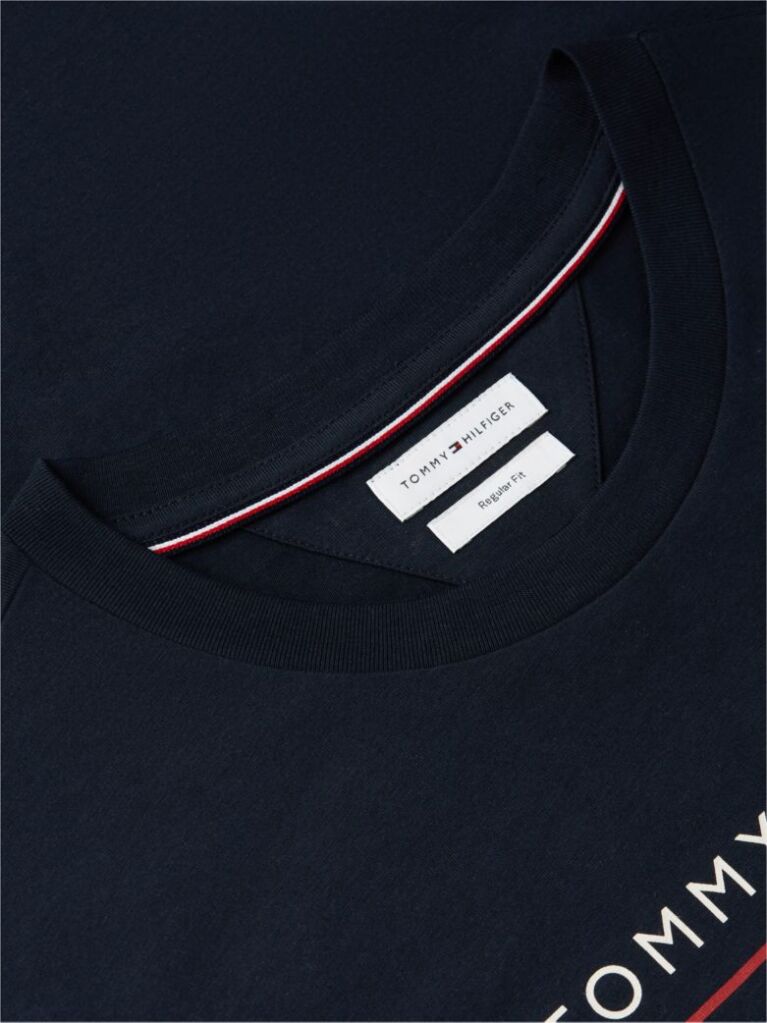 Blue T-Shirt Din Jerseu  Barbati