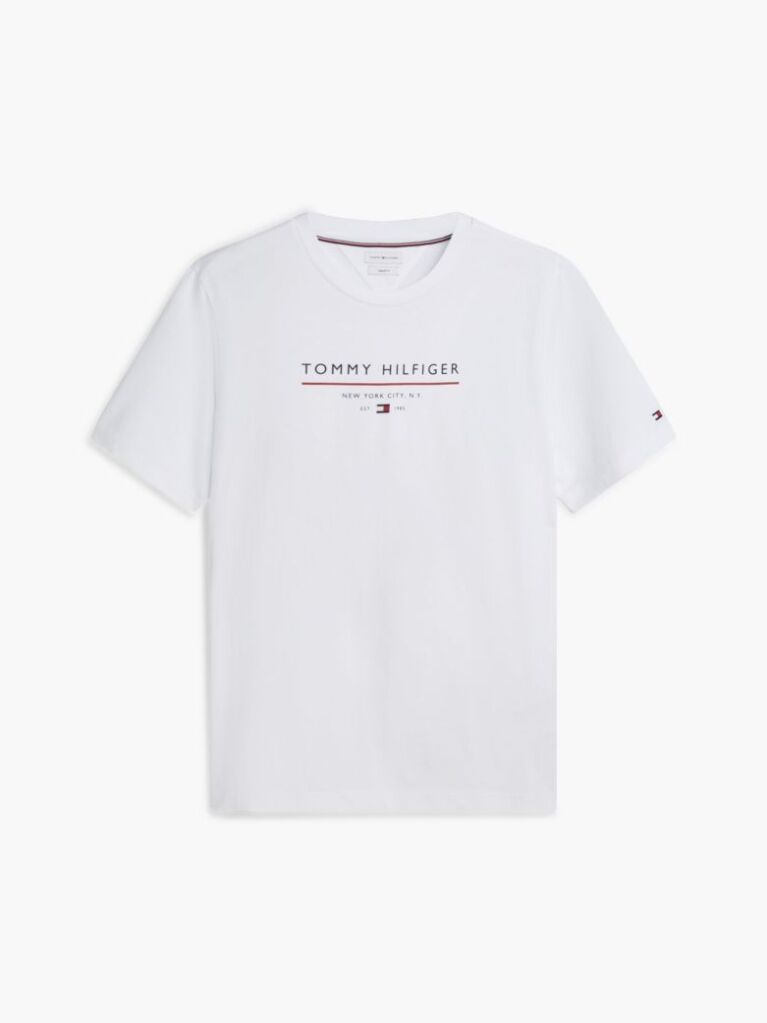 Alb T-Shirt Din Jerseu  Barbati