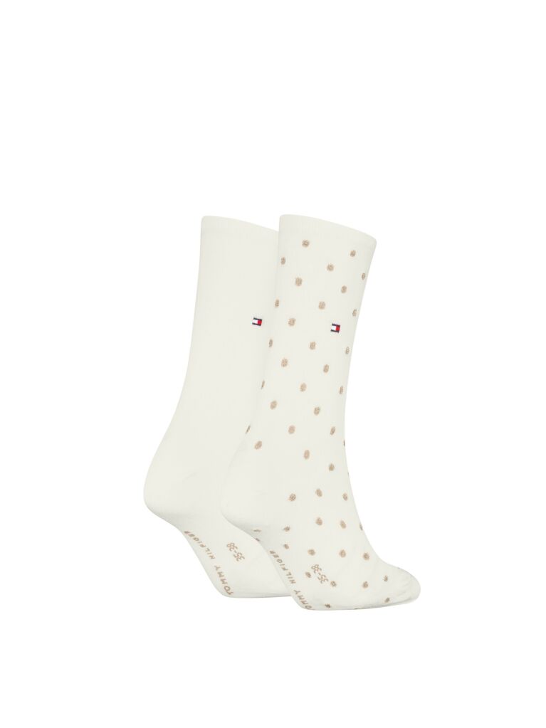 White 2-Pack Tommy Hilfiger Dot Women's Socks  Women