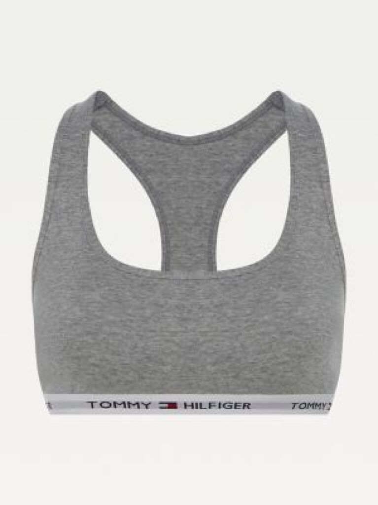Grey Cotton Bralette Iconic  Women