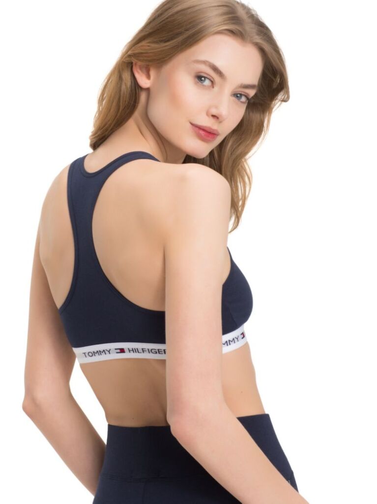 Blue Sutien Bralette Din Bumbac Iconic  Femei