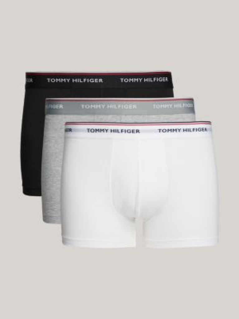 Multi 3-Pack Boxeri Cu Logo Repetat Premium Essential  Barbati