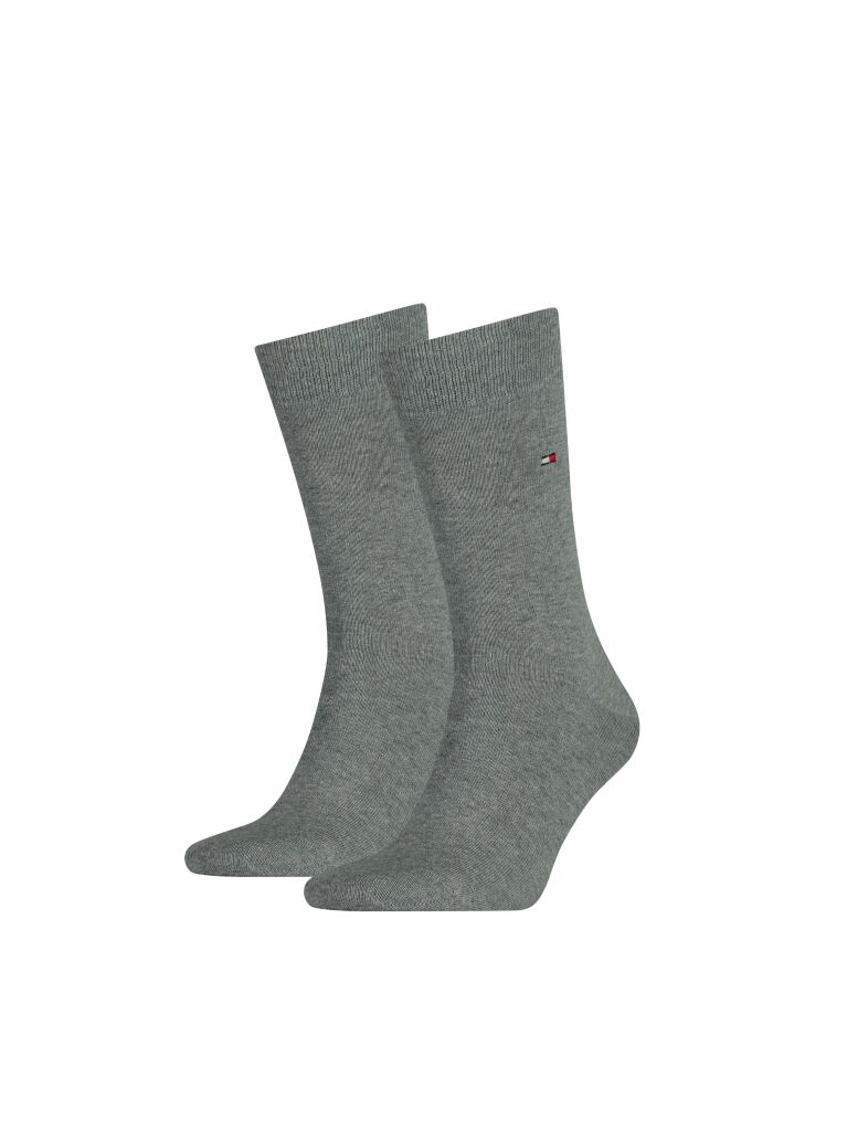Grey 2-Pack Cotton Blend Men Socks  Men