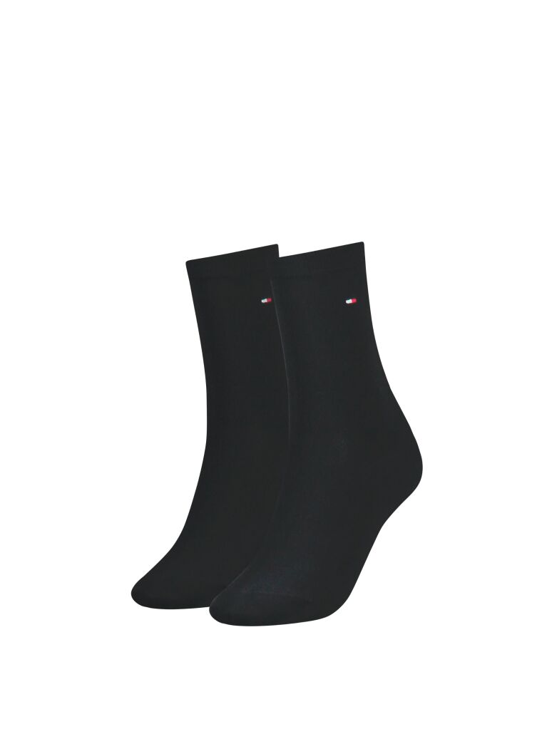 Black 2-Pack Stretch Cotton Blend Women Socks  Women
