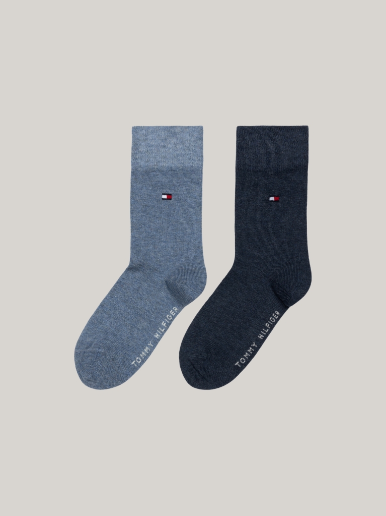 Blue 2-Pack Sosete TH Basic Pentru Copii  Copii unisex