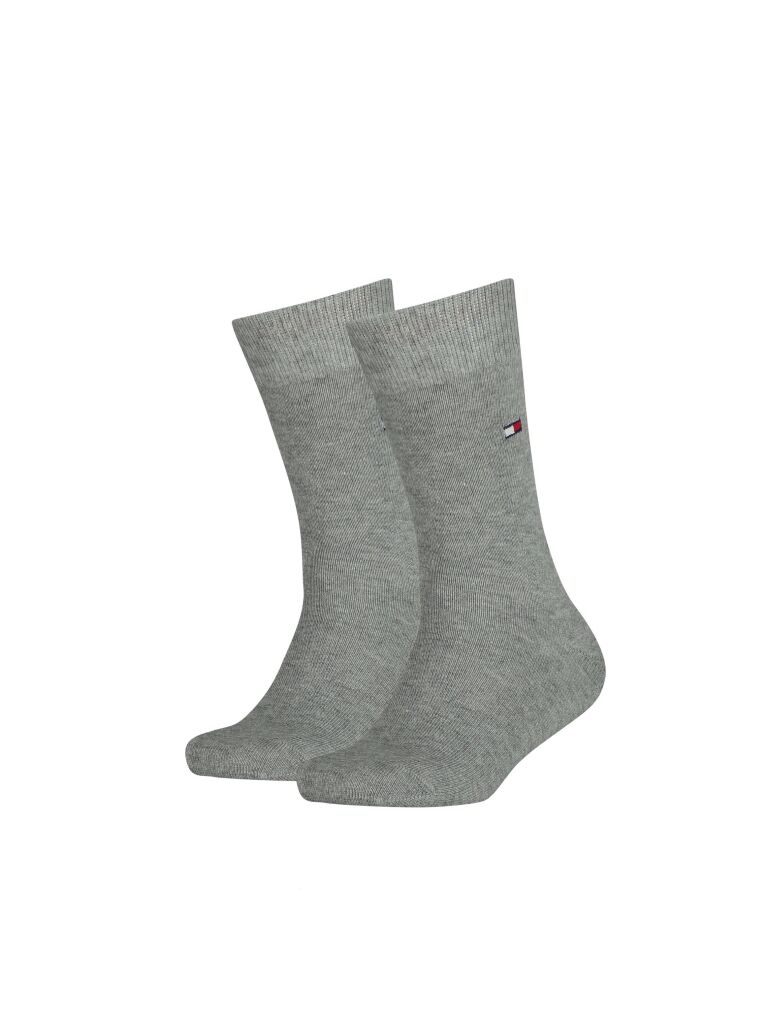 Grey 2-Pack TH Children Basic Socks  Kids Unisex