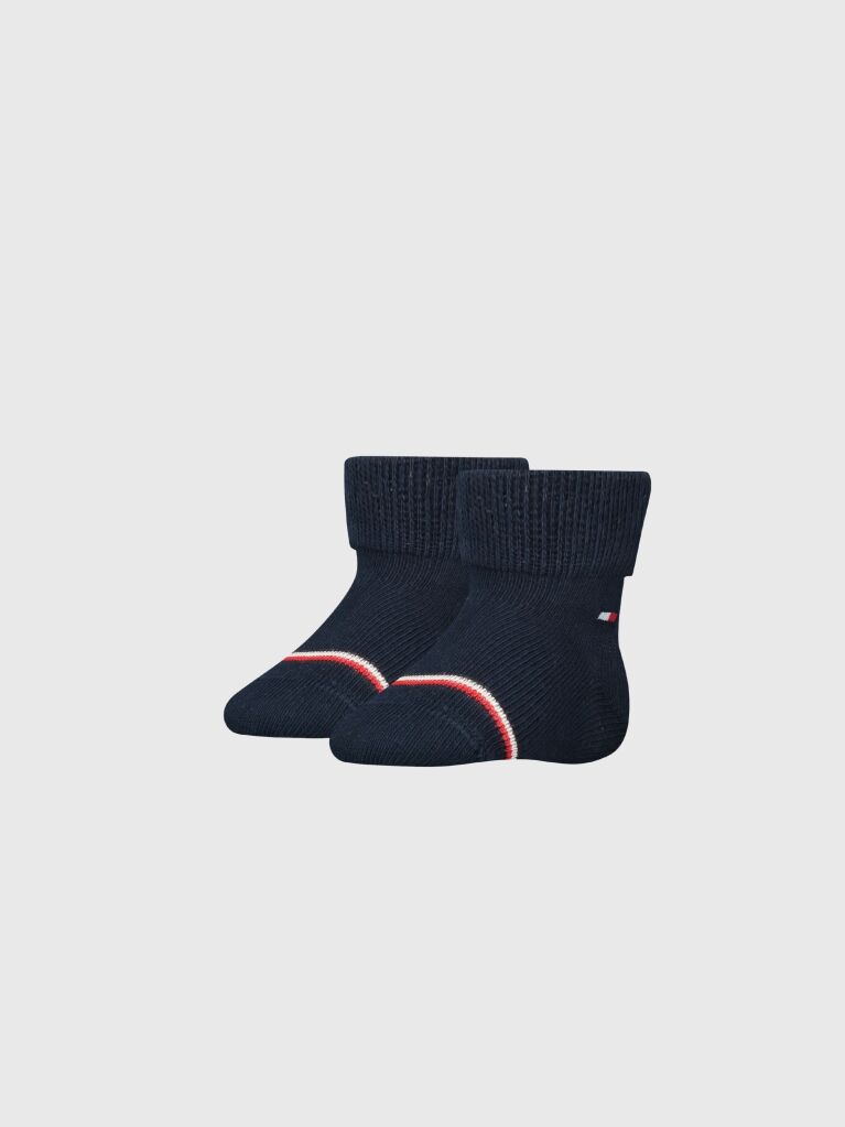 Blue Tommy Hilfiger Baby Classic Socks 2 Pack  Newborn