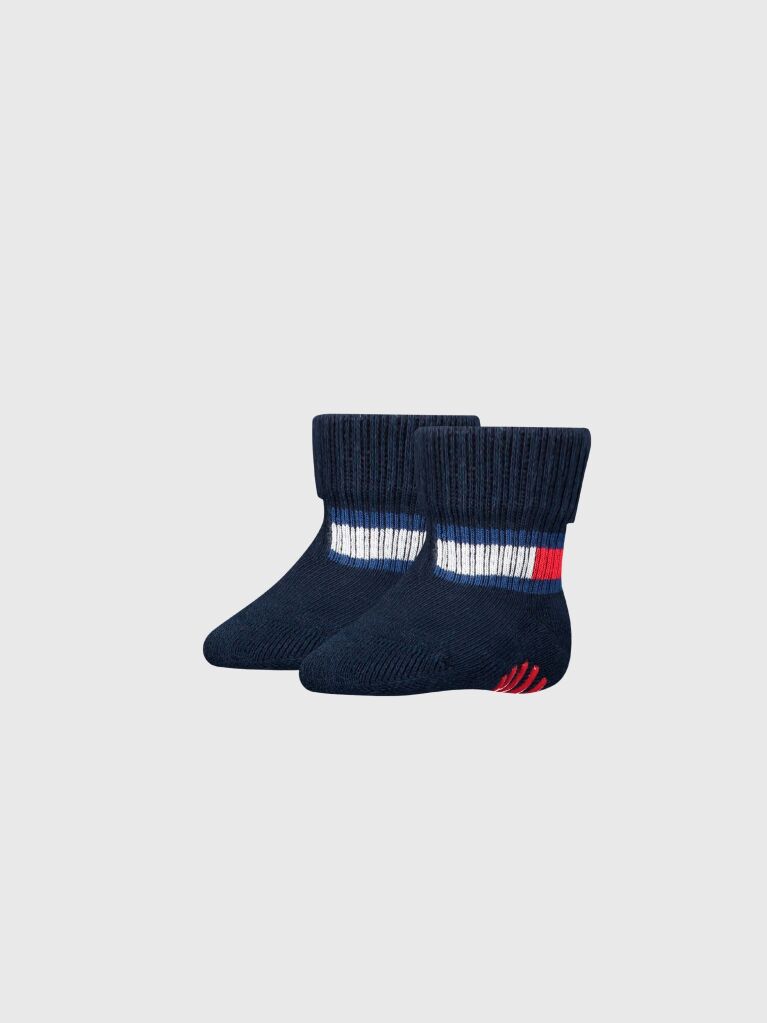 Blue Tommy Hilfiger Baby Classic Socks 2 Pack  Newborn