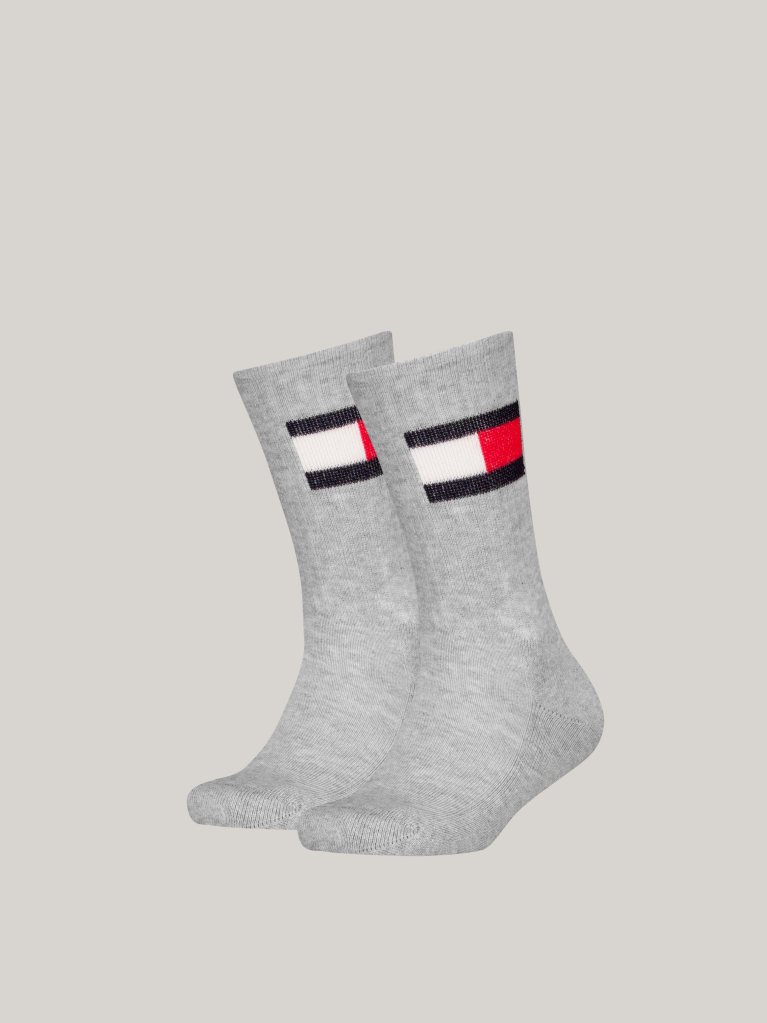 Gri Set 2 Perechi De Sosete Tommy Hilfiger  Copii unisex