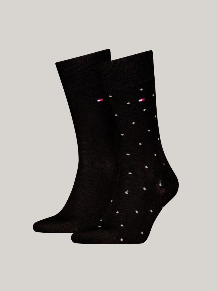 Black Tommy Hilfiger Men's Classic Socks 2 pack  Men