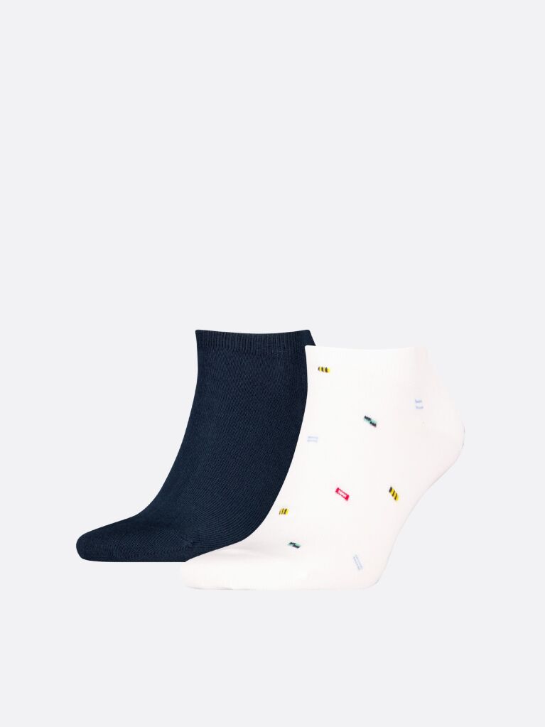 Alb Tommy Hilfiger Men's Sneaker Socks - 2 Pack  Barbati