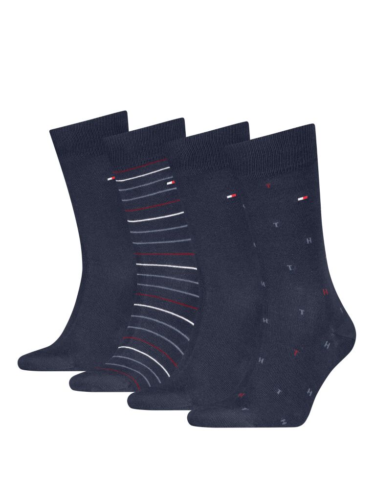 Blue 4-Pack Socks Gift Set  Men