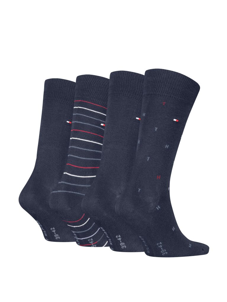 Blue 4-Pack Socks Gift Set  Men