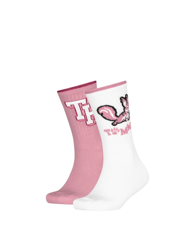 Multi 2-Pack Logo Socks  Kids Unisex