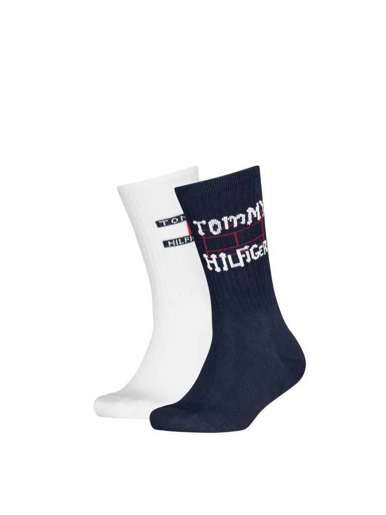 Multi Tommy Hilfiger Kids' Crew Socks 2 Pack  Kids Unisex
