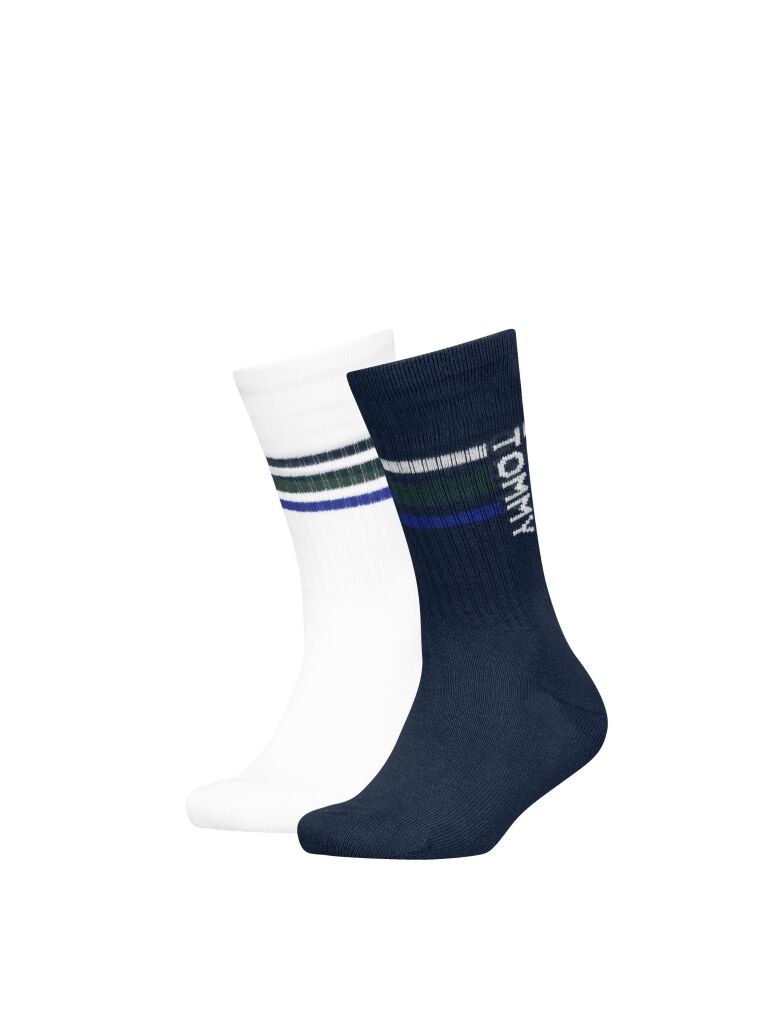 Multi Tommy Hilfiger Kids' Crew Socks 2 Pack  Kids Unisex