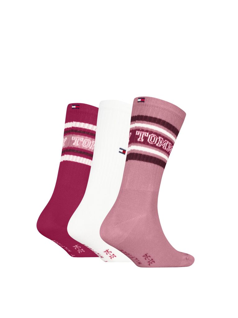 Multi 3-Pack Varsity Stripe Socks  Kids Unisex