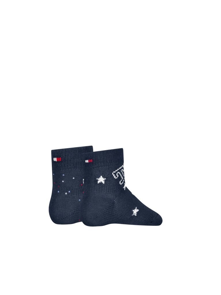 Blue Tommy Hilfiger Babies' Classic Socks 2 Pack  Newborn