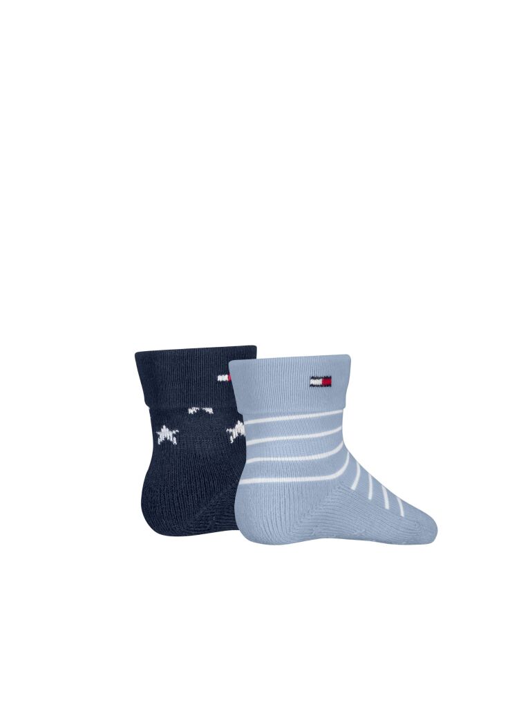 Blue Tommy Hilfiger 2 Pack Sosete Clasice  Nou nascuti