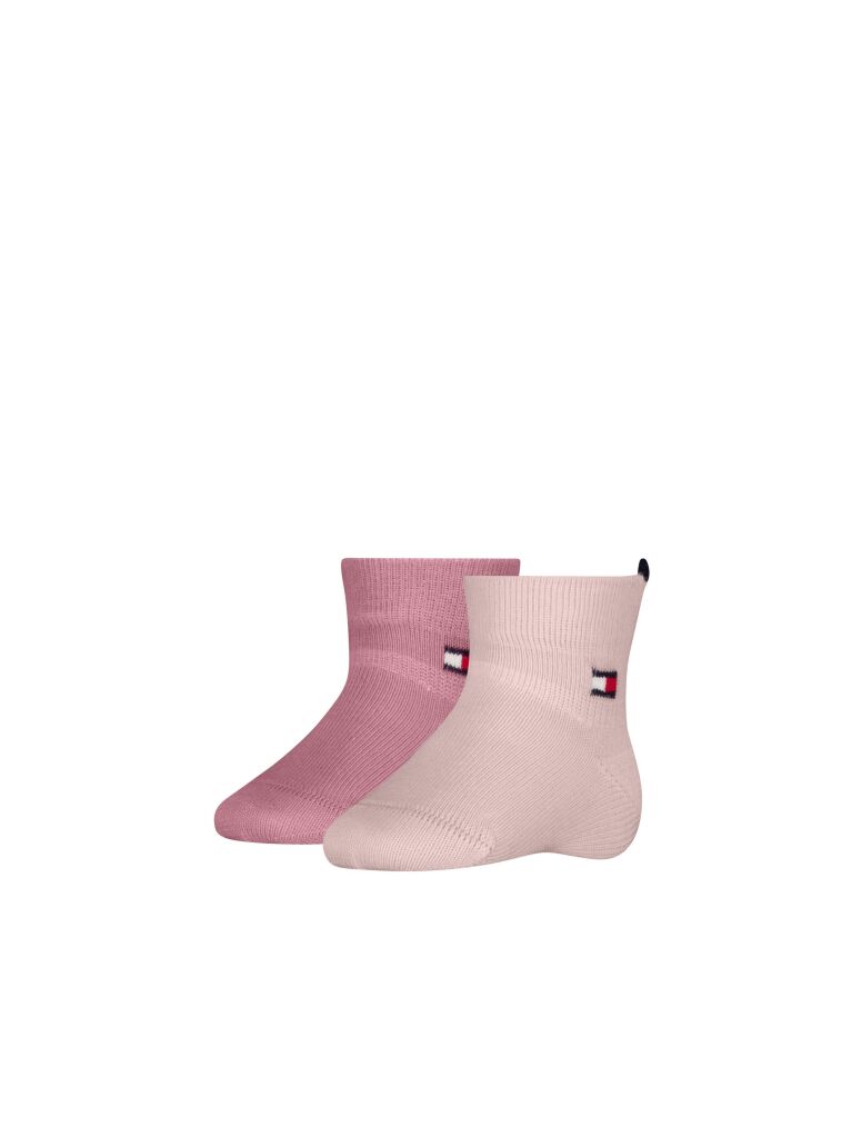 Roz Tommy Hilfiger 2 Pack Sosete Clasice  Nou nascuti